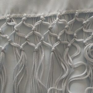 Light Gray Fringe Knit Scarf Wrap